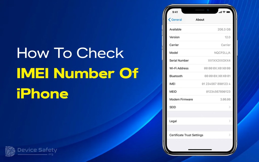 How To Check IMEI Number Of iPhone